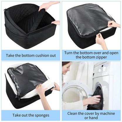 Dog Booster Car Seat,  Safety Belt Puppies  30-35 LB