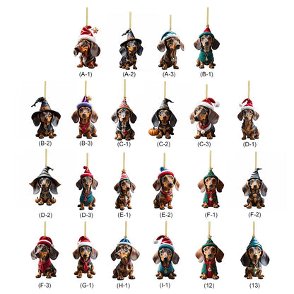 Christmas Dog Ornament