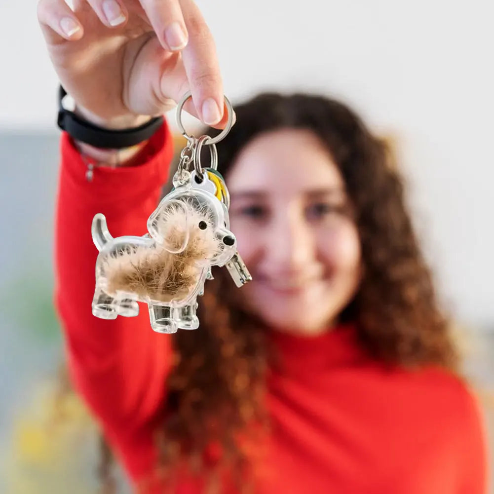 Cartoon Dog Shape Dog Hair Storage Box