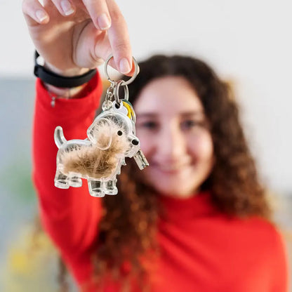 Cartoon Dog Shape Dog Hair Storage Box