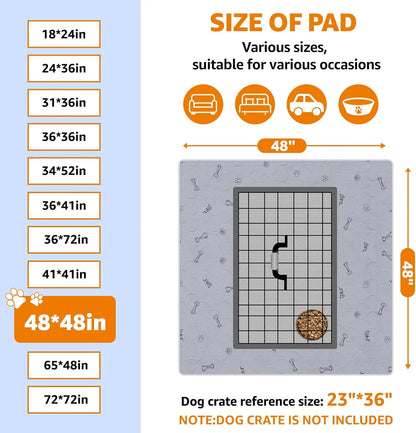 2-Pack Washable Dog Pee Pads