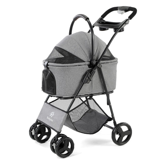 Pet Stroller with Removable Carrier, Waterproof