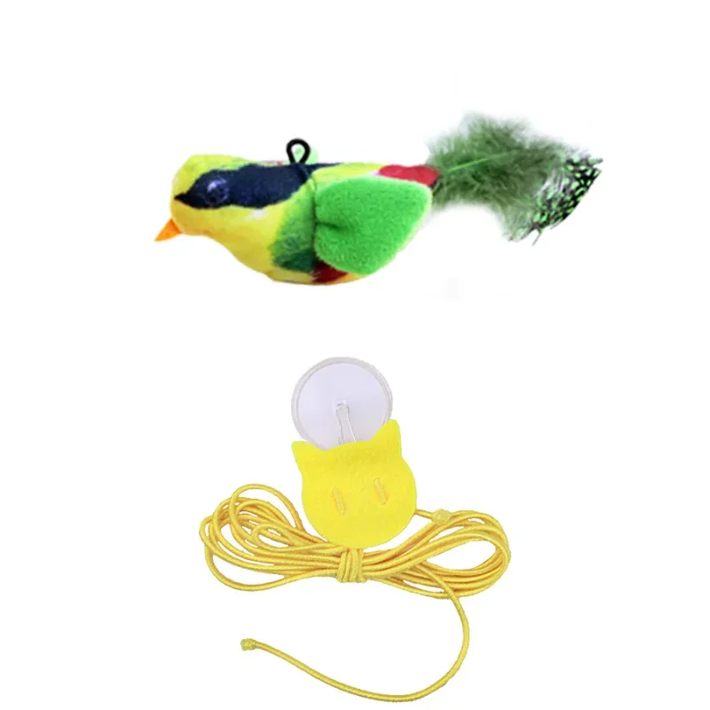 Sound Sensing Interactive Bird Cat Toy