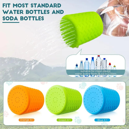 Portable Outdoor Shower for Dogs, Bottle Attachment