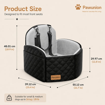 Dog Car Seat for Small/Medium/Large Dogs