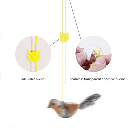 Sound Sensing Interactive Bird Cat Toy