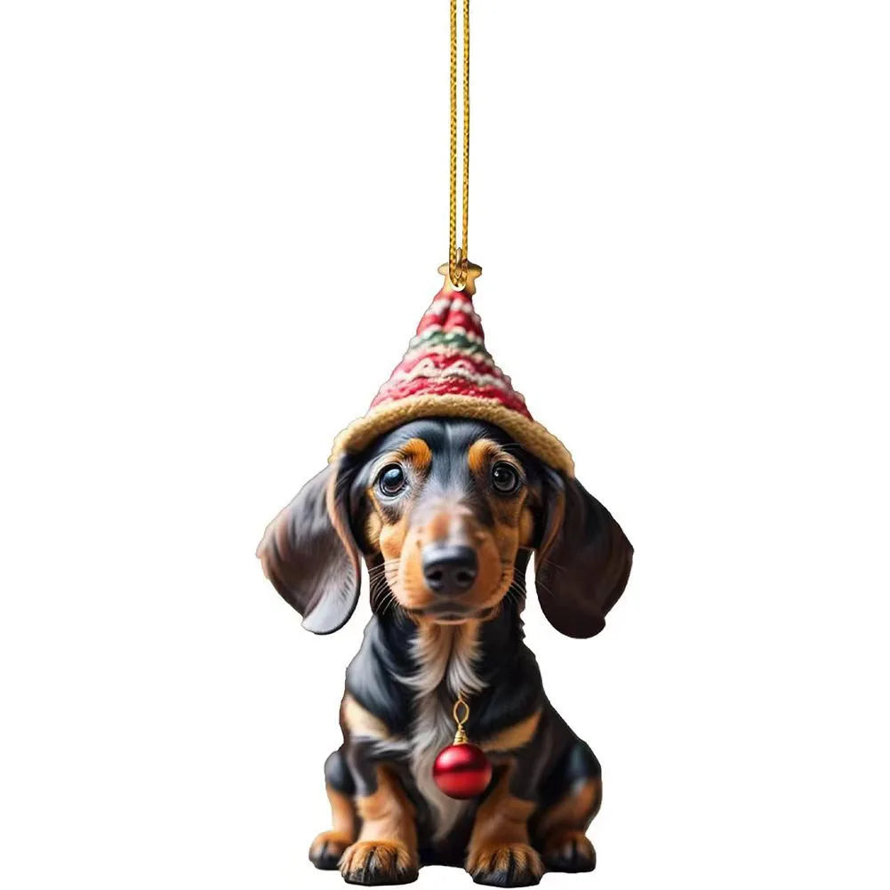 Christmas Dog Ornament
