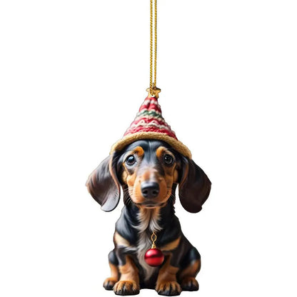 Christmas Dog Ornament