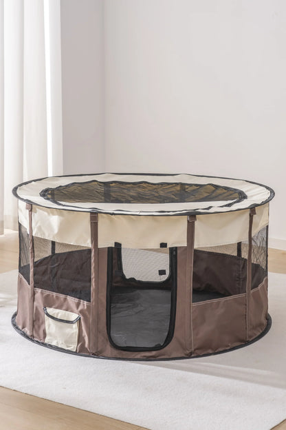 Foldable Mesh Ventilated Circular Cat Nest Out