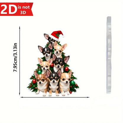 Chihuahua Pendant For Car Mirrors And Christmas Trees.